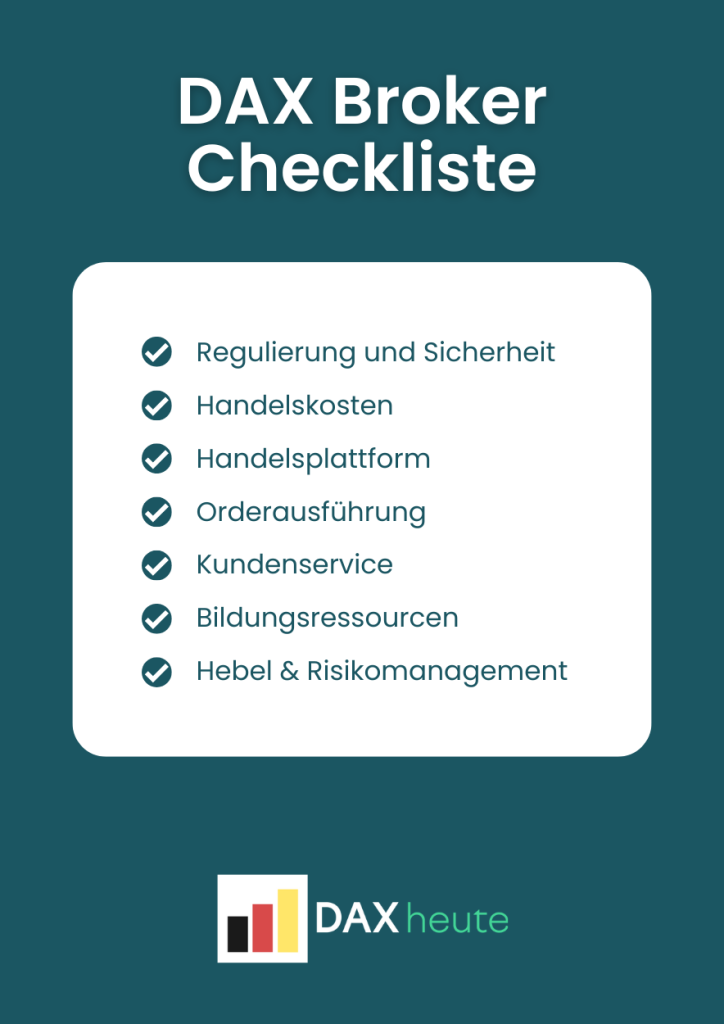 DAX Broker Checkliste